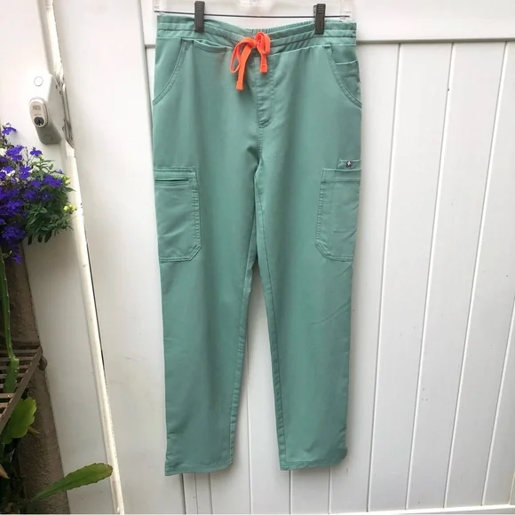 FIGS Limited Edition Jade Scrub Casma Top M/Yola Skinny Pant S - Picture 11 of 16